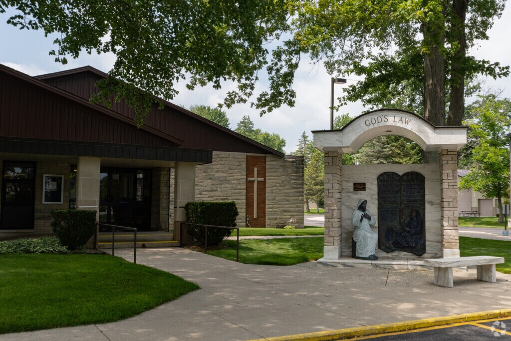 St Edward On The Lake School building in St Clair County.