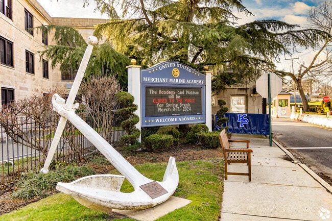 The US Merchant Marines Academy in Kings Point was founded in 1943.
