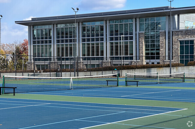 Tennis courts at Brookland Middle School