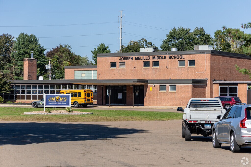Joseph Melillo Middle School serves students grades 6 through 8.