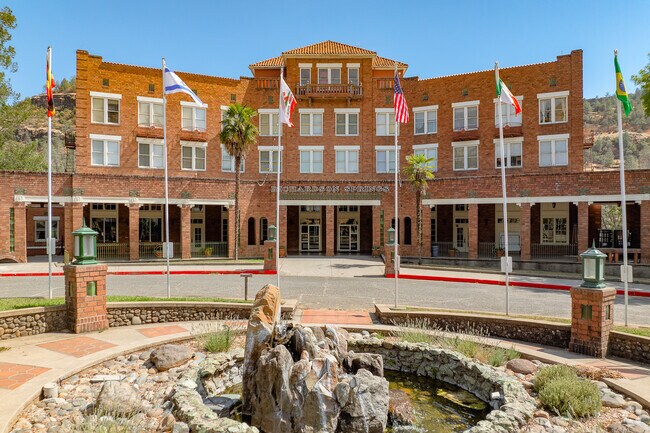 Red brick multi-story building stands tall at International Christian School.