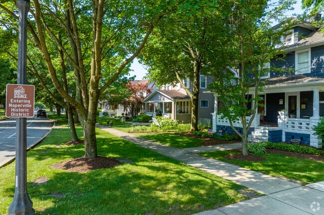 Naperville Historic District is listed on the National Register of Historic Places.