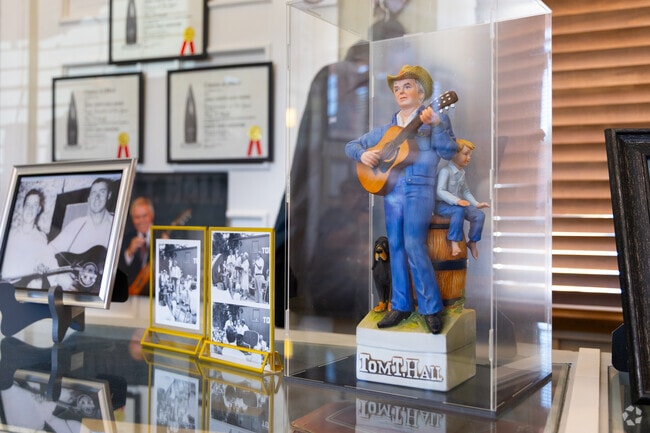 Learn more about the beloved singer, Tom T. Hall, at the Olive Hill welcome center.