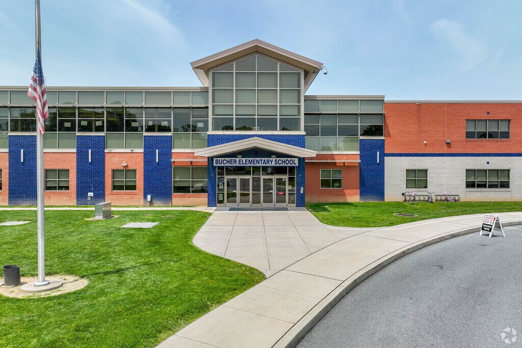 Bucher Elementary School serves students from kindergarten through fourth grade.