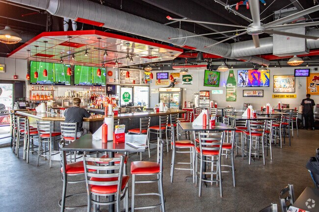 Watch your favorite sports team at Smitty’s Garage Burgers & Beer.