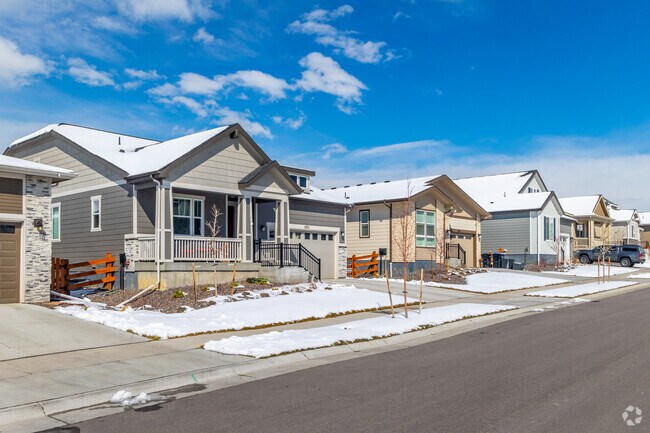 On the eastern side of Applewood Estatesyou'll find new craftsman houses.