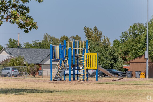 Brockland Elementary school offers playground for children.