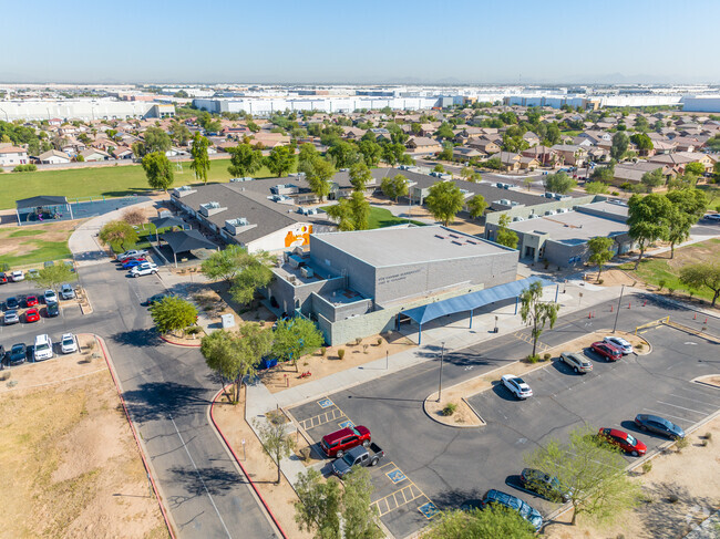 Sun Canyon School campus is an inviting place for young students.