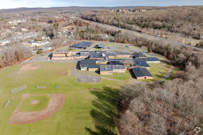Rochambeau Middle School at 100 Peter Road in Southbury, CT.