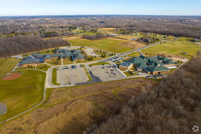 Oaktree Elementary School sits beside 
Goodrich Middle School.