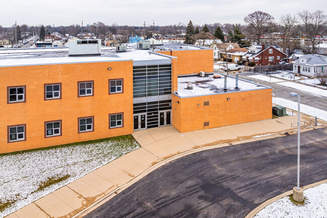 Bryant Elementary School has multiple entrances.
