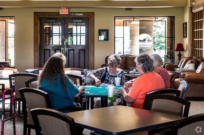 Play games and catch up with some friends in the Willowbend Club House.
