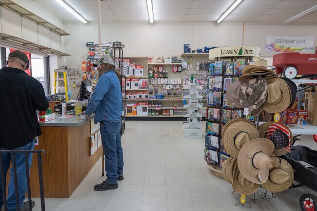 Kindscher’s Mule Barn carries a variety of tools and goods that residents need for everyday repairs.