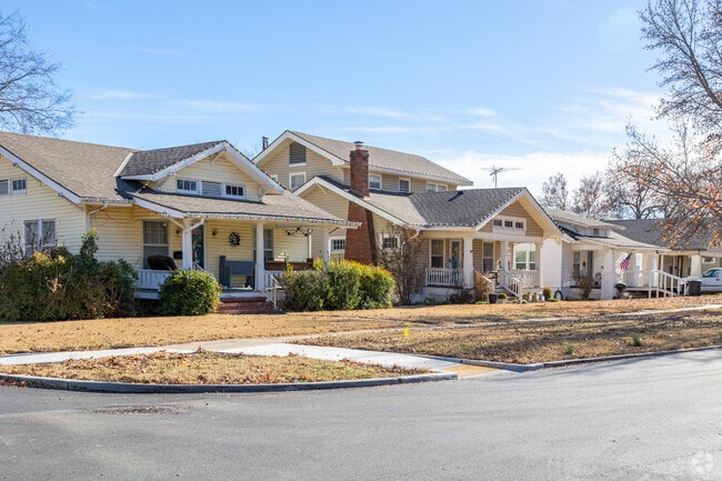 Many homes in Bartlesville have sidewalks in front for ease of walking.