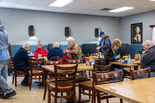 Near Rock Creek, Englewood Café serves classic diner fare in the Englewood Arts District.