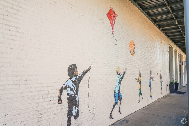 A few murals can be found scattered throughout Brookhaven, adding color and creativity to the city.