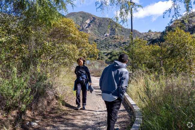 Weekend routines in Crescenta Highlands include trail time.