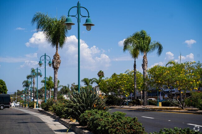 Beautiful streets in Lemon Grove, CA.