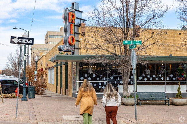 Ninth Street is the main hub for shopping and dining in Greeley.