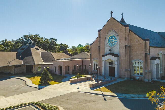 St. Ignatius Catholic School-church entrance