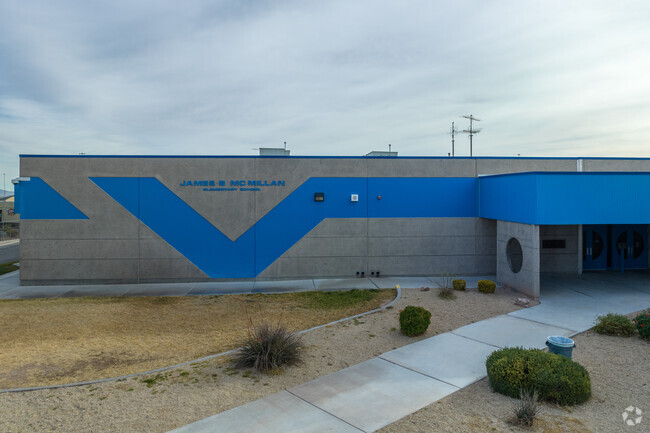 The student population of Mcmillan James B Elementary School is 474.