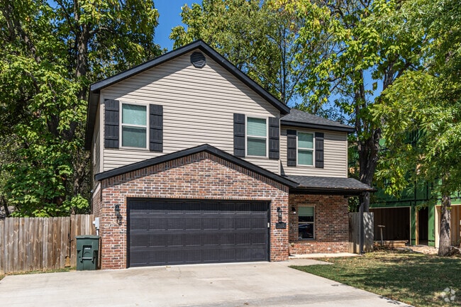 Some newer two-story homes are being built in the Asbell neighborhood.
