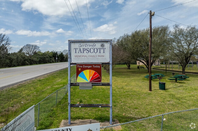 Tapscott Park, located in central Prairie View, is a local gem and is open daily.