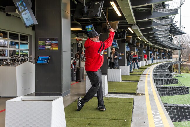 T-Shotz offers the Clayton neighborhood golf all year long coupled with a great dining menu.