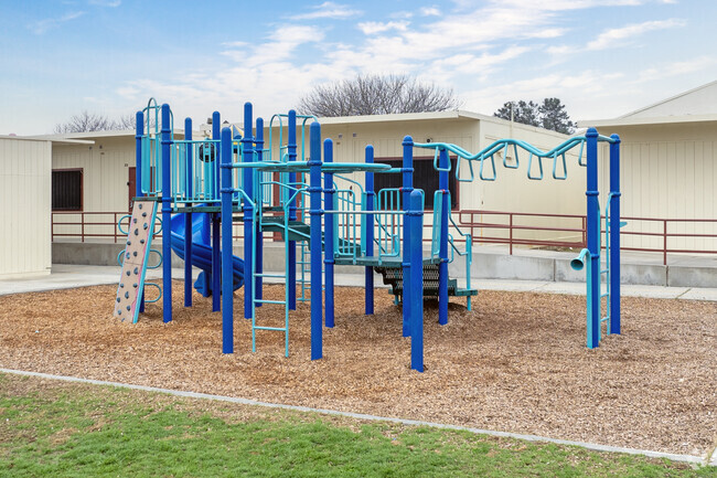 The playground at Miguel Hidalgo Elementary School in Fresno.