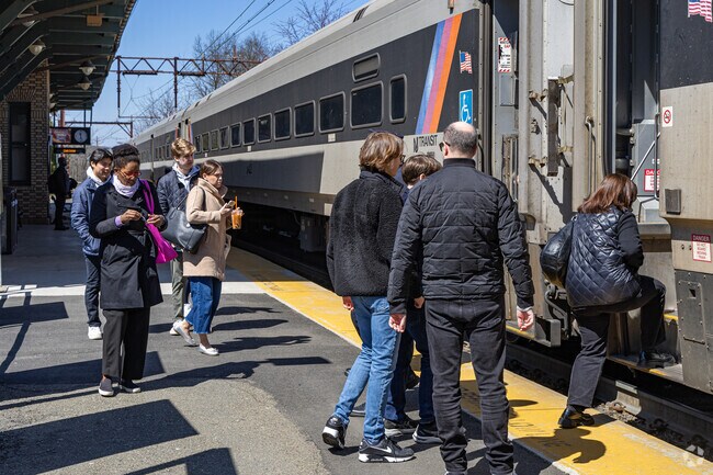 Residents of Chatham enjoy the convenience of train travel.