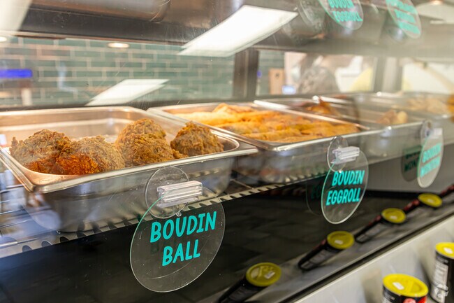 The Boudin Shack sells a variety of boudin balls and eggrolls in Gardere.