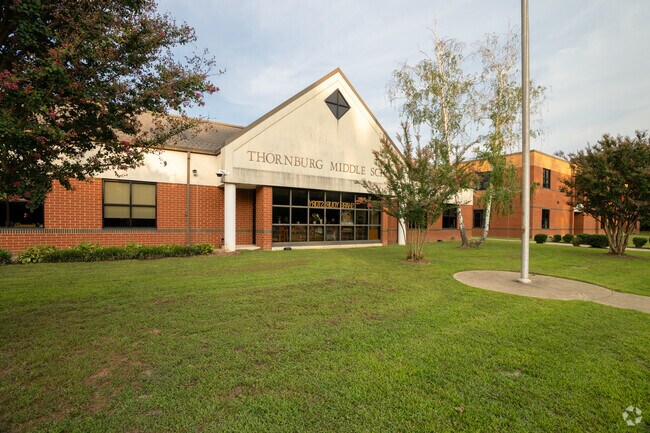 Thornburg Middle School serves students from grades 6 to 8.