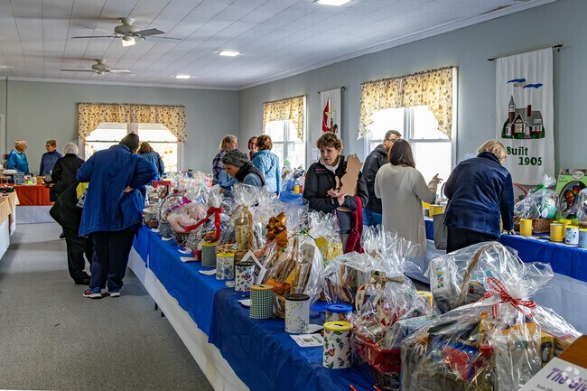The Green Village Holiday Bazaar offers unique gifts and handmade crafts to residents.