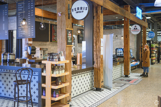 Ferris Coffee Company serves locally roasted coffee at Capital City Market near Fabulous Acres.