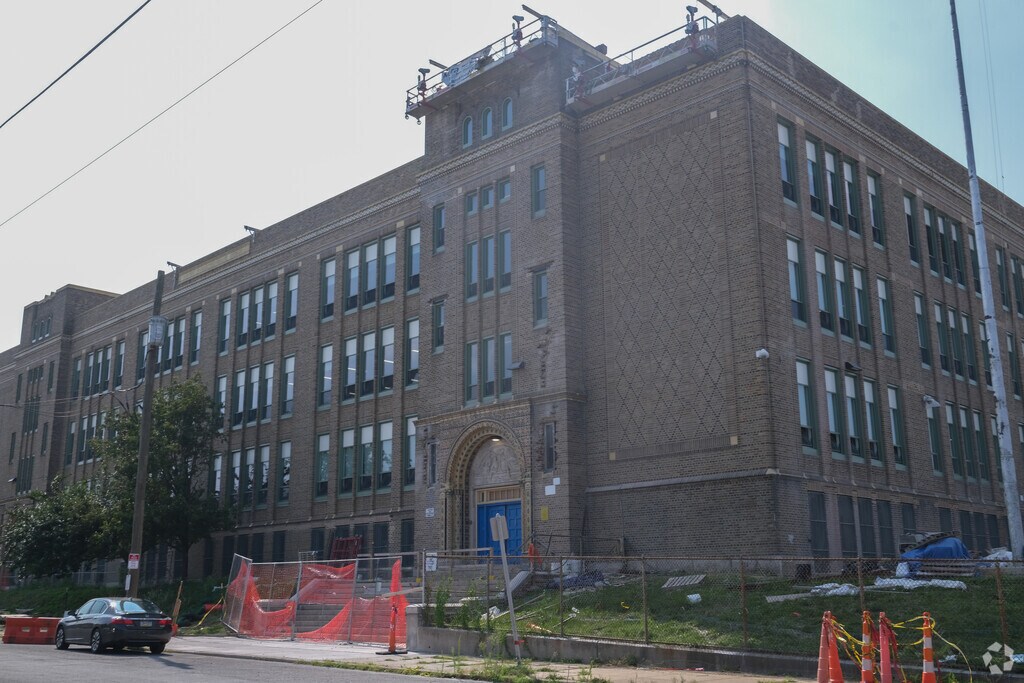 Edwin Forrest Elementary School serves students in the Holmesburg community.