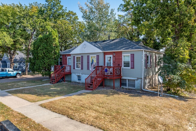 There are some duplexes in West Tenth Street which are typically rentals.