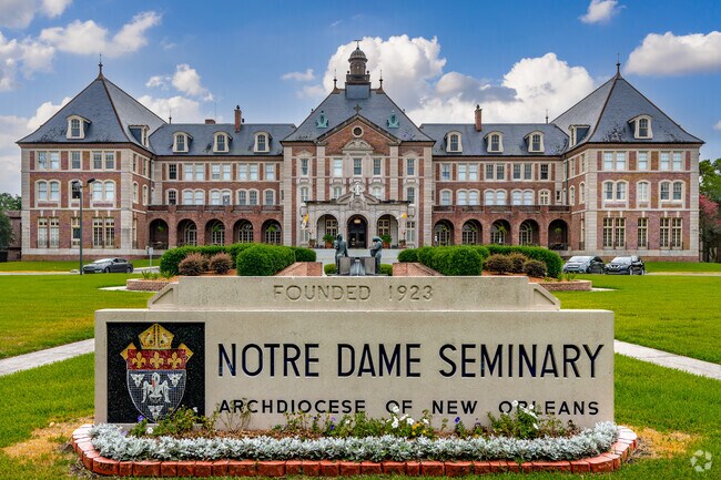 Marlyville-Fontainebleu is home to the Archdiocese of New Orleans and Notre Dame Seminary.