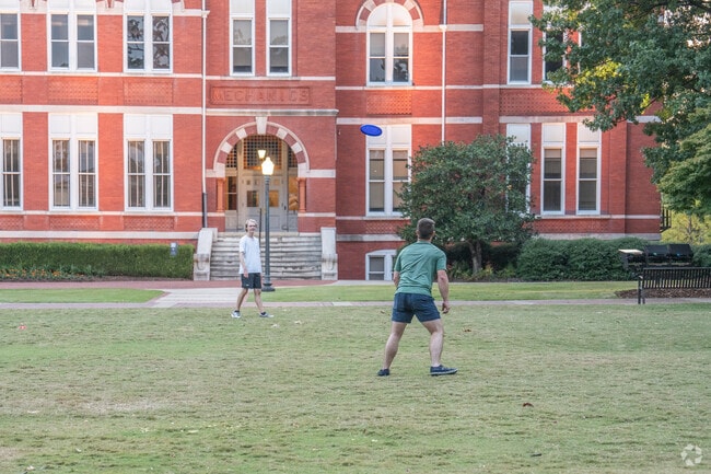 Samford Park is a popular hang out spot for residents in Downtown Auburn.