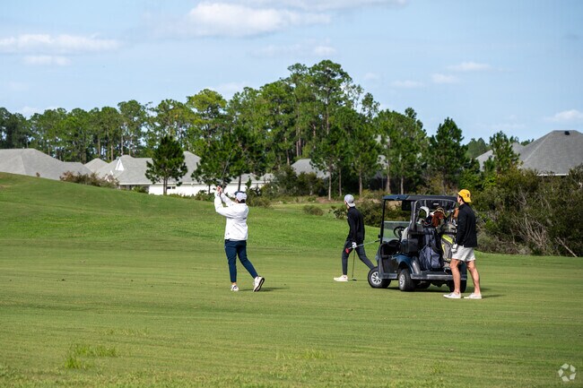 Venetian Bay residents enjoy spending an afternoon on the links at The Club at Venetian Bay.