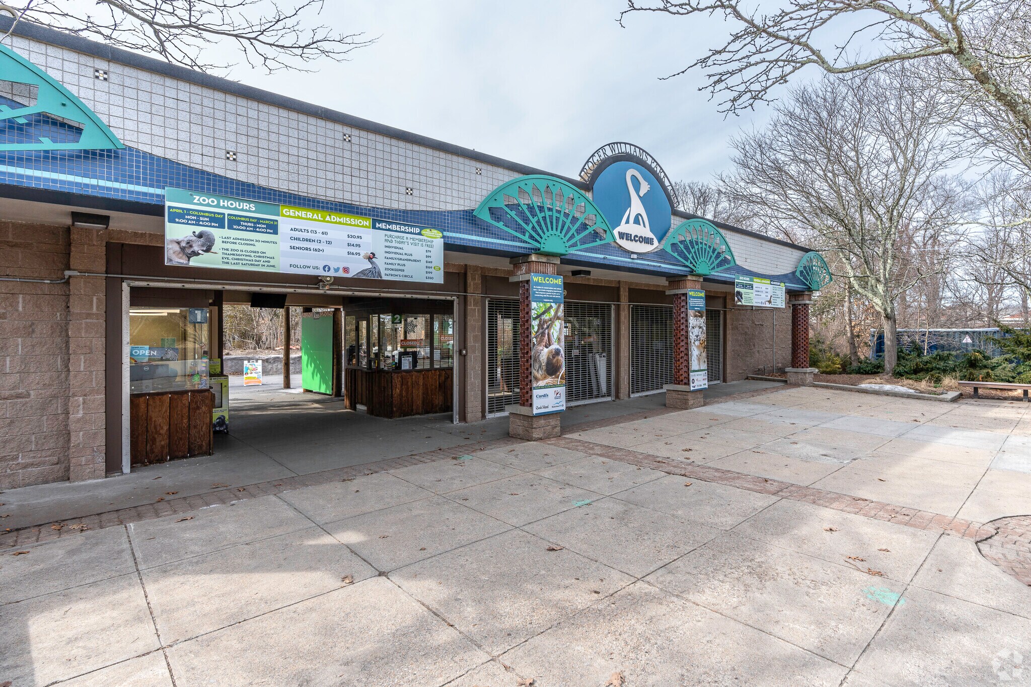 Roger Williams Park Zoo Main Entrance