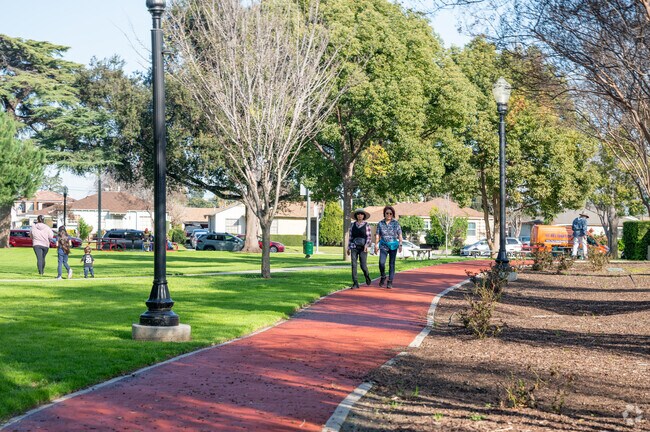 El Monte has well maintained walking paths throughout its parks and public spaces.