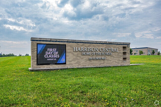 Testing shows that 58% of Harrison East Elementary School students are proficient in reading.