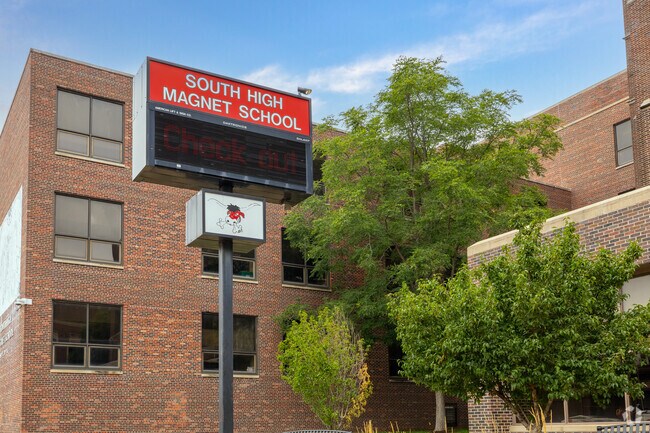 Students love attending the historic Omaha South Magnet High School.