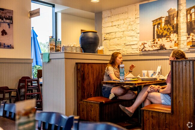 Locally-owned Taziki's in Heathwood is a convenient place to meet for lunch.