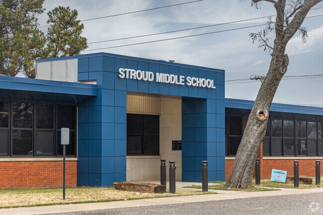 After elementary school, many area kids head to Stroud Middle School.