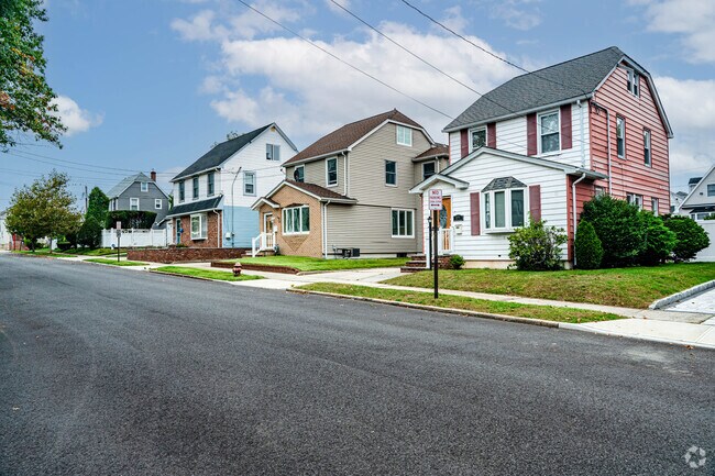 These row of homes offer a third floor attic for an extra living area.