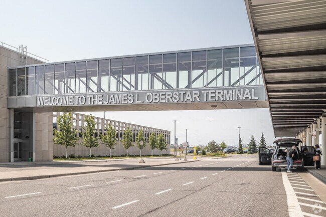 The modern Duluth International Airport is just minutes from Central Hillside Minnesota.