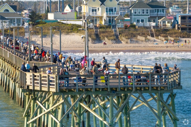 Enjoy the view or fish along Surf City Pier.