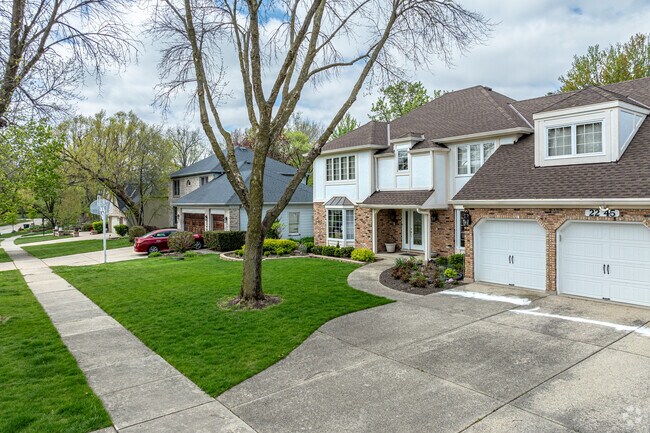 Many updated modern traditional homes can be found throughout Whalon Lake.