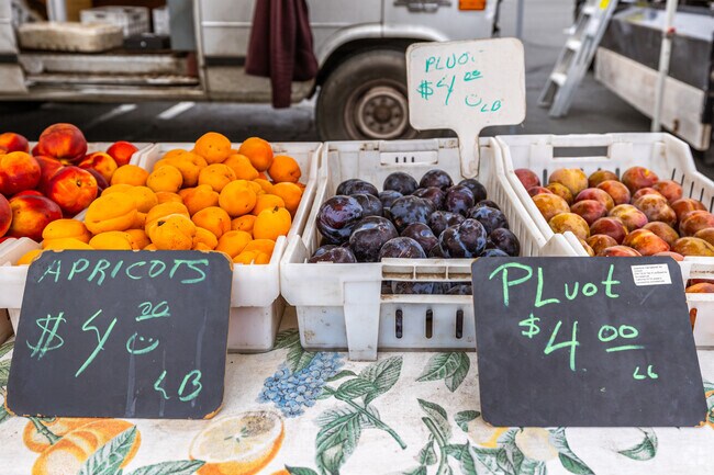 At Bennett Valley's local farmers market you can pick up all sorts of fruits and veggies.